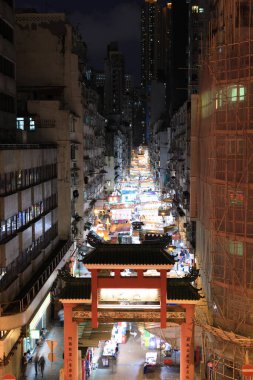 23 Eylül 2020 Temple Caddesi, Hong Kong, Chin.