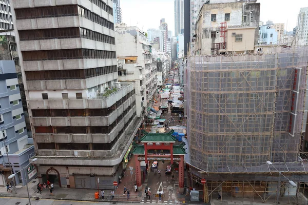 Tempel Straat Markt Yau Tei Hong Kong September 2020 — Stockfoto