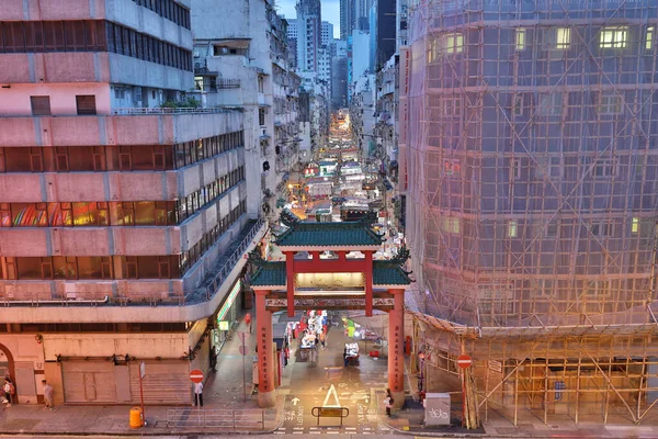 Set 2020 Mercato Notturno Temple Street Hong Kong — Foto Stock