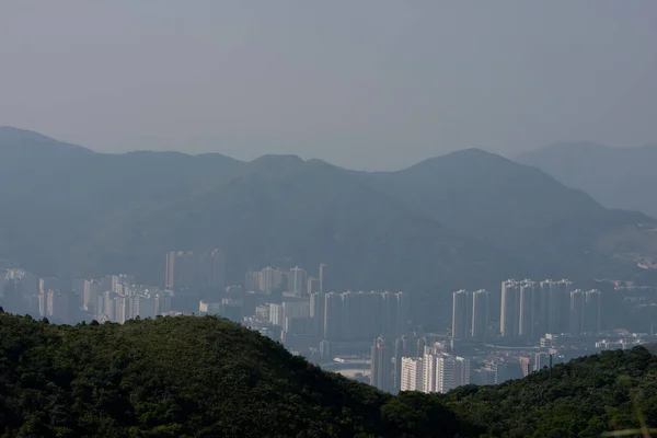 香港ダウンタウン2007年9月26日シャティンの街並み — ストック写真