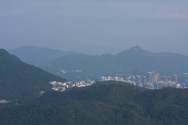 2007年9月26日由香港九龙山观景 — 图库照片