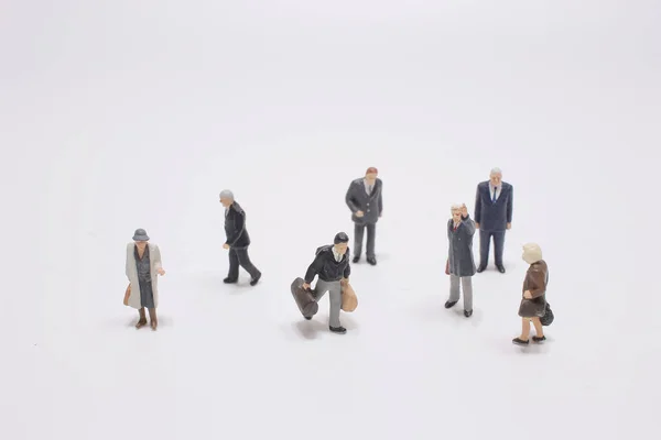 Zakelijke Mannen Vrouwen Groep Werkenden — Stockfoto