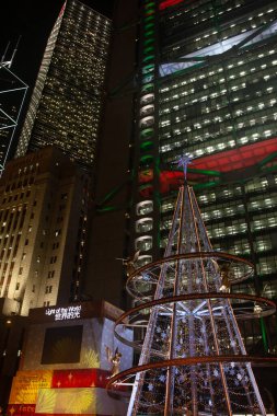 21 Aralık 2007 Noel 'i Hong Kong Merkez İş Bölgesi, Merkezi