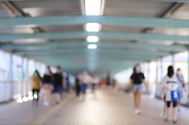 Mong Kok 'taki yaya köprüsü sistemi, Hong Kong 3 Ekim 2020