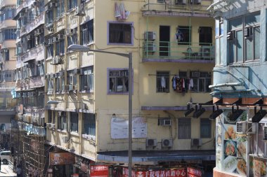 Mong kok Bölgesi, Hong Kong 'daki ofis ve konut binası 3 Ekim 2020