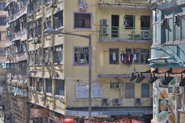 Mong kok Bölgesi, Hong Kong 'daki ofis ve konut binası 3 Ekim 2020