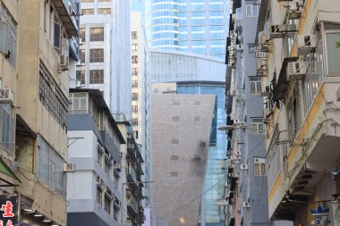 Mong kok Bölgesi, Hong Kong 'daki ofis ve konut binası 3 Ekim 2020