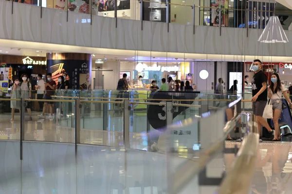 Hong Kong Daki Alışveriş Merkezinin Içi Ekim 2020 — Stok fotoğraf