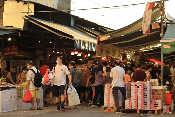 Yau Tei Wholesale Fruit Market Compose Plusieurs Bâtiments Faible Hauteur — Photo