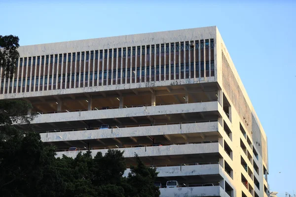 Edificio Aparcamiento Yau Tei Hong Kong Oct 2020 — Foto de Stock