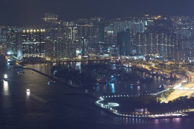  Ofis binasını gece kapatın, Hong Kong, 29 Eylül 2007
