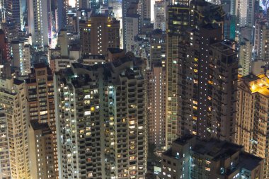  Ofis binasını gece kapatın, Hong Kong, 29 Eylül 2007