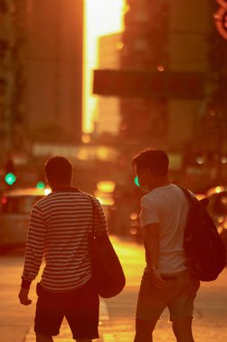 Hong Kong Sokağının gün batımı, 10 Ekim 2020