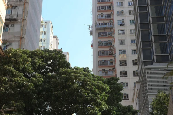 Commercieel Woningbouw Mong Kok Hong Kong Okt 2020 — Stockfoto