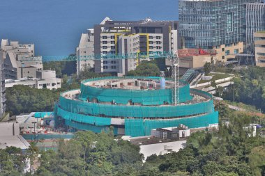 Shaw Konferans Salonu, inşaattaki kulübe, 16 Ekim 2020 