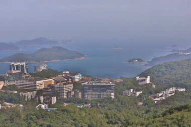 16 Ekim 2020 Sai kung hong kon 'da gümüş bir iplik.