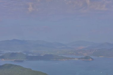 16 Ekim 2020, Hong Kong 'daki Port Shelter' da sonbahar sezonu.