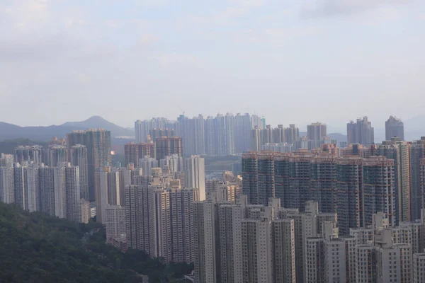 Oct 2020 Bloque Pisos Patrón Paredes Tko Hong Kong —  Fotos de Stock
