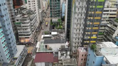 Mong Kok Bölgesindeki Tarihi Tong Lau Binaları, 30 Ağustos 2025