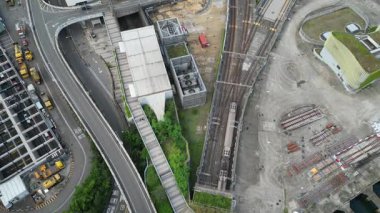 Urban Hung Hom Bölgesi Skyline, Kowloon Hong Kong 6 Eylül 2025