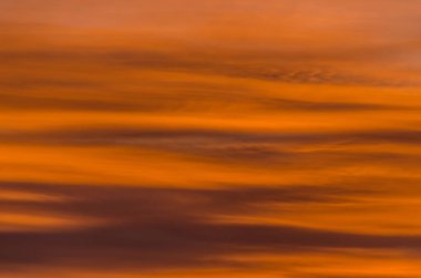 Turuncu günbatımı tonları