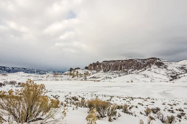 Vue d'hiver des Pinnacles du Dillon — Photo