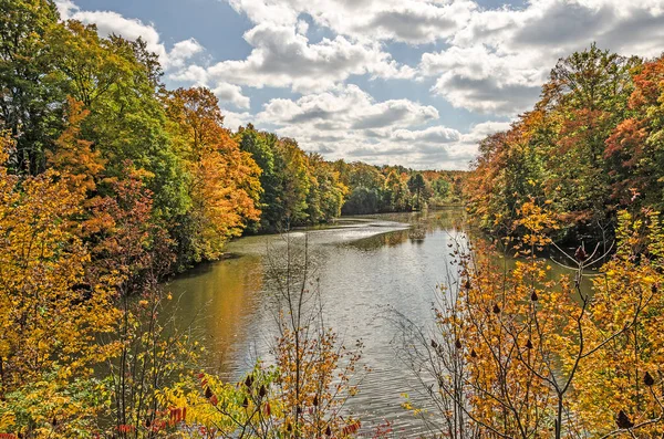 Autumn Along An Inland Body of Water