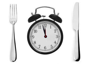 Çatal, bıçak ve saat