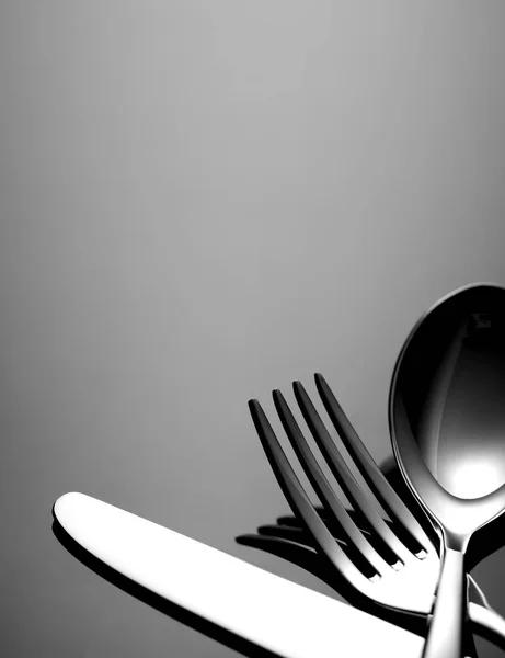 Spoon Knife Fork — Stock Photo, Image