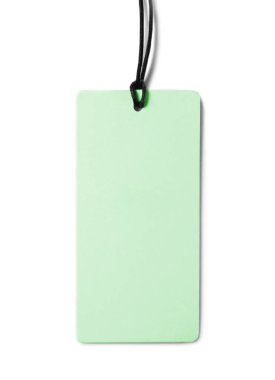 Fiyat etiketi üzerinde beyaz izole