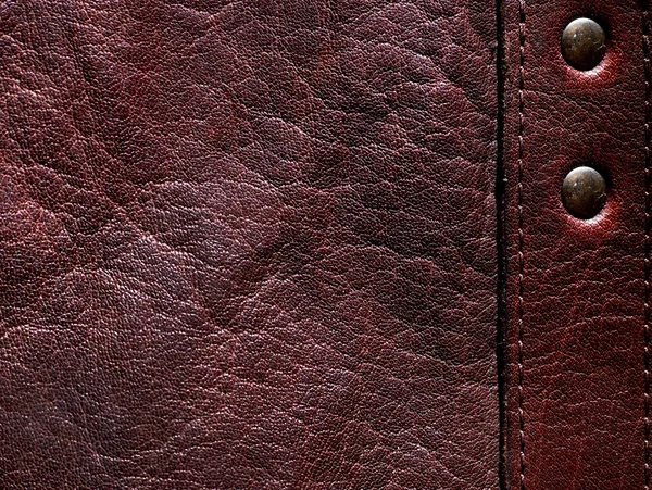 Leder Texture Detail Achtergrond — Stockfoto