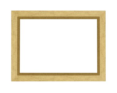 resim çerçevesi beyazda izole edildi