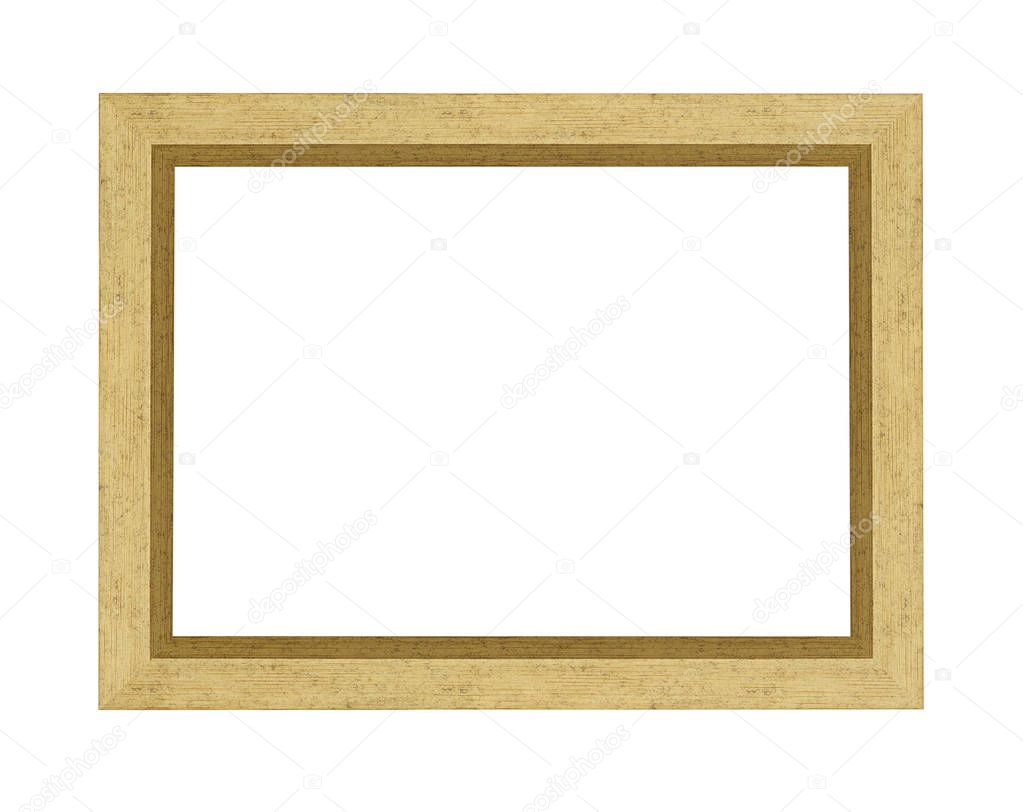 Picture frame isolated on white