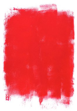 Boya lekesi üzerinde beyaz izole