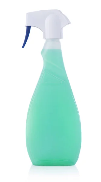 Frasco Detergente Isolado Sobre Branco — Fotografia de Stock