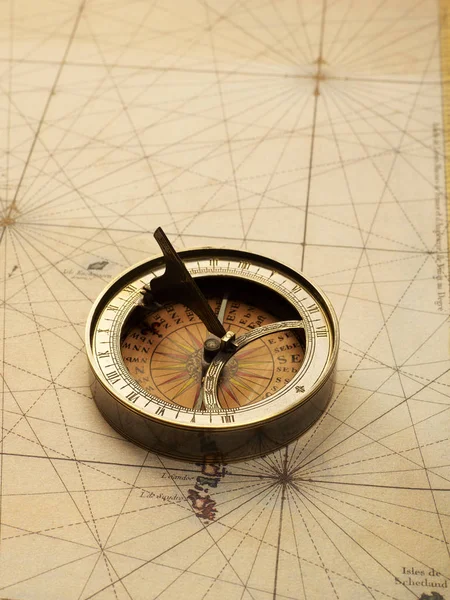 Vintage Compass Map — Stock Photo, Image