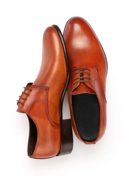 Zole Kahverengi Erkek Ayakkabıları — Stok fotoğraf