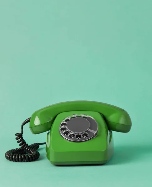 Telefone Vintage Fundo Colorido — Fotografia de Stock