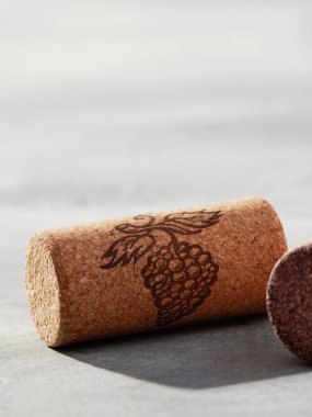 Şarap cork yakın çekim