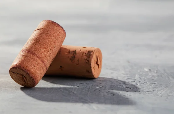 Duas rolhas de vinho — Fotografia de Stock