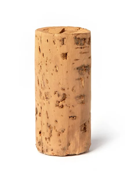 Wine cork on white — Stock Photo, Image