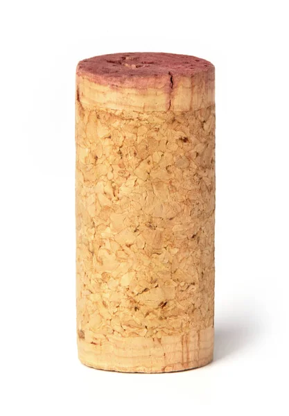 Wine cork on white — Stock Photo, Image