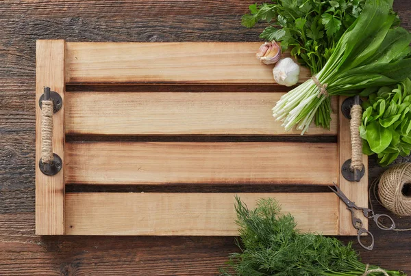 Herb leafs from above — Stock Photo, Image