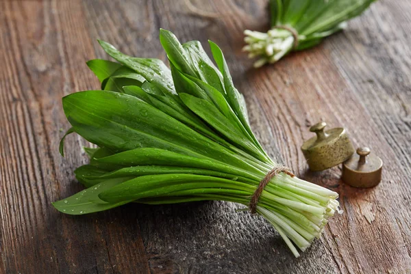 Wild garlic closeup — Stock Photo, Image