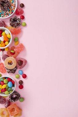 Pembe renkli şeker