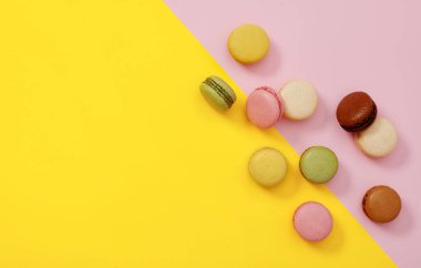 taze lezzetli macaroons