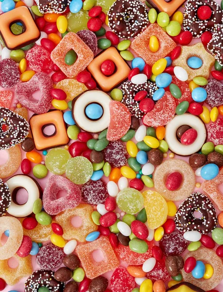 Colorful sweets background — Stock Photo, Image
