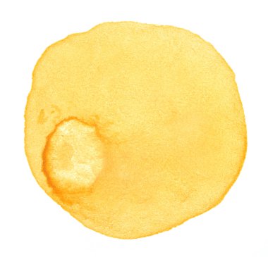 Sarı suluboya vuruşu