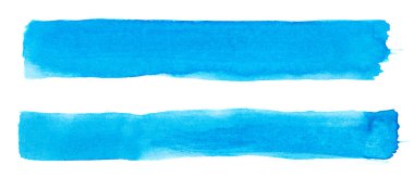 Beyaz üzerine suluboya vuruşu