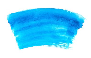 Beyaz üzerine suluboya vuruşu